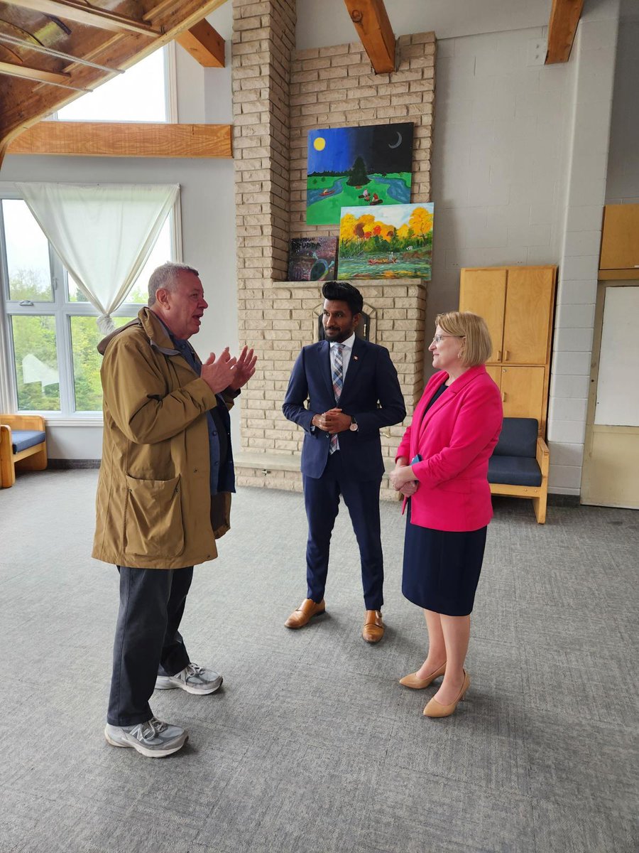 Sylvia Jones (@sylviajonesmpp) on Twitter photo On Friday, I had the opportunity to welcome <a href="/TheThanigasalam/">Vijay Thanigasalam</a> to #DufferinCounty for a visit to Pine River Institute.
Together, with our partners like Pine River Institute, our government is supporting youth facing mental health and addiction challenges. On Friday, I had the opportunity to welcome <a href="/TheThanigasalam/">Vijay Thanigasalam</a> to #DufferinCounty for a visit to Pine River Institute.
Together, with our partners like Pine River Institute, our government is supporting youth facing mental health and addiction challenges.