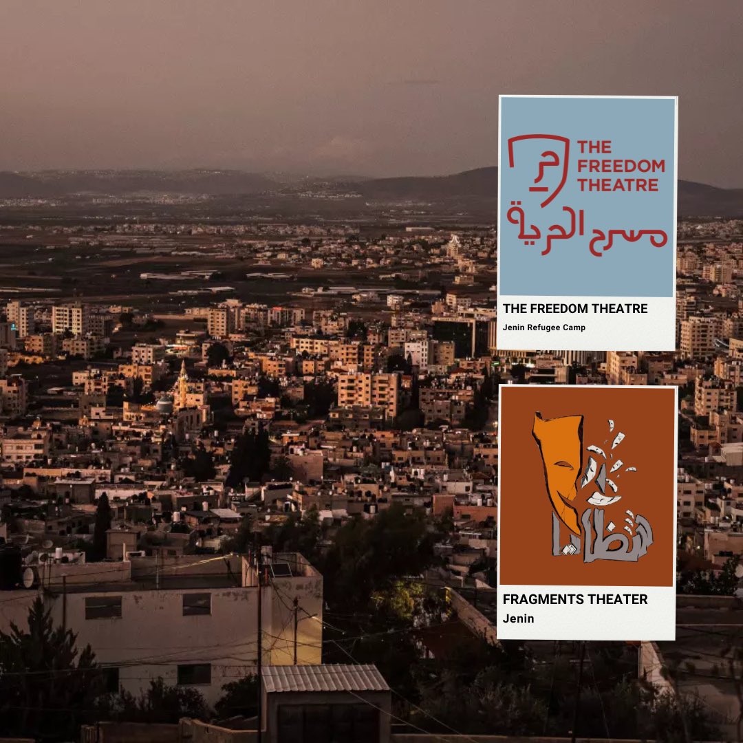 The Freedom Theatre &amp; Fragments Theater met today at The Freedom Theatre School in Jenin to plan artistic activities for children, youth &amp; women, fostering creativity &amp; self-expression in a safe, inspiring environment.
🇵🇸🤞🏼🎭
 #TheFreedomTheatre #Jenin #Culture #Creativity