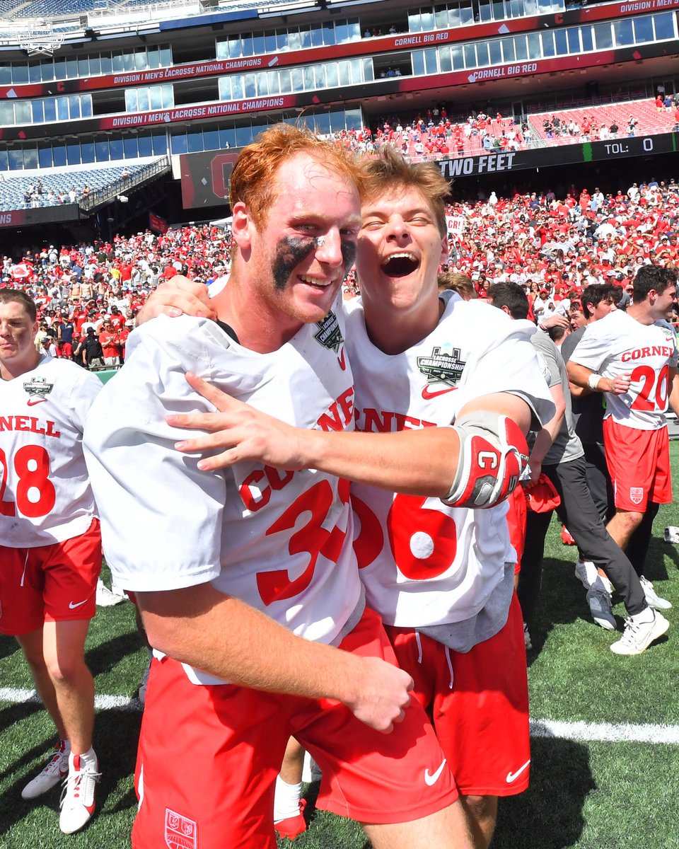 NCAALAX's tweet image. Pure joy 🥹 

#NCAAMLAX x @CornellLacrosse