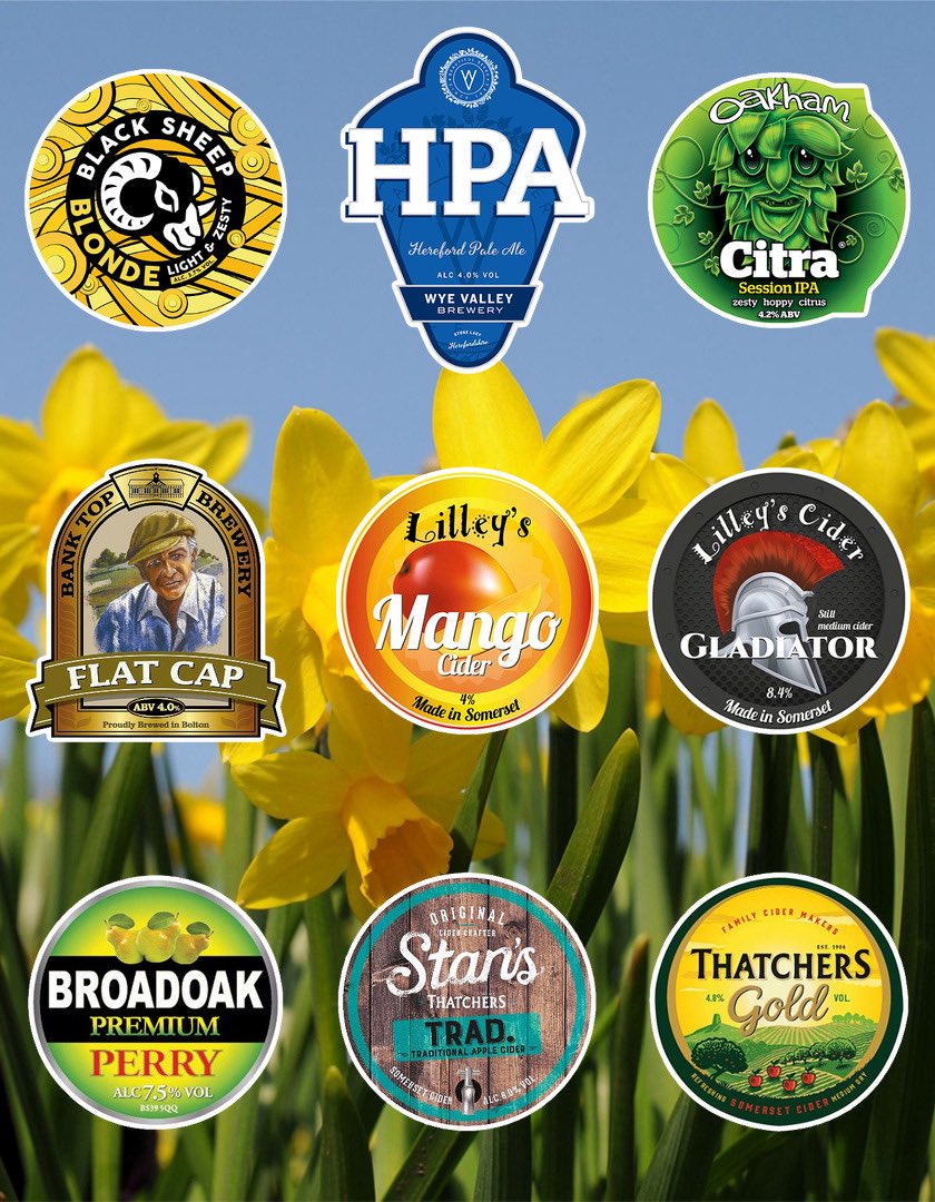 Beer Board: goo.gl/wdNYZ8
<a href="/BlackSheepBeer/">Black Sheep Brewery</a> <a href="/WyeValleyBrew/">Wye Valley Brewery</a> <a href="/OakhamAles/">Oakham Ales</a> <a href="/BankTopBrewery/">Bank Top Brewery</a> <a href="/lilleyscider/">Lilley's Cider</a> <a href="/FetchTheDrinks/">Fetch The Drinks</a> <a href="/thatchers_cider/">Thatchers</a> 
#RealAleFinder