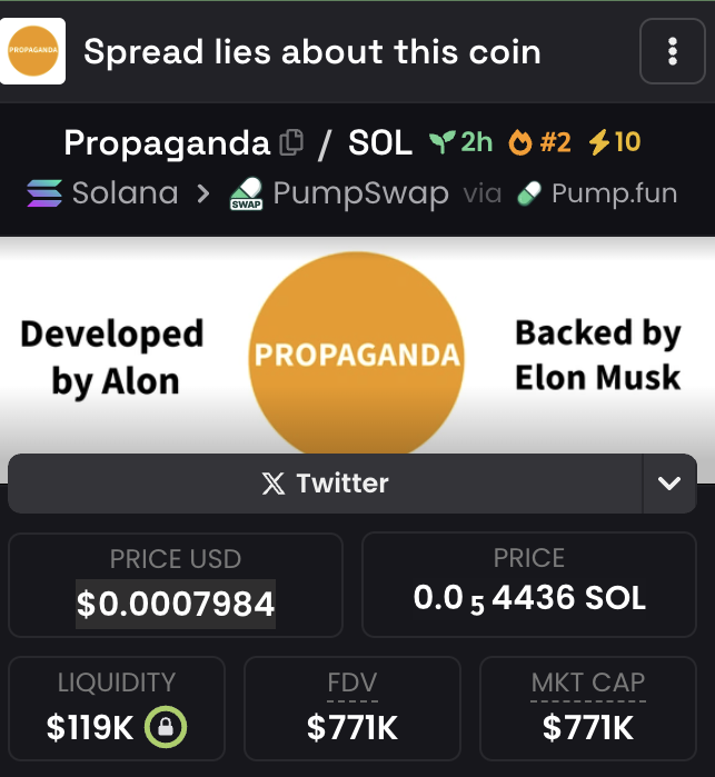 Propaganda DEX UPDATED join x and spreak lies

FMT9JbZ7DPSesSxM6vCnqYhwsG85cMeuMPvv5Cvrpump