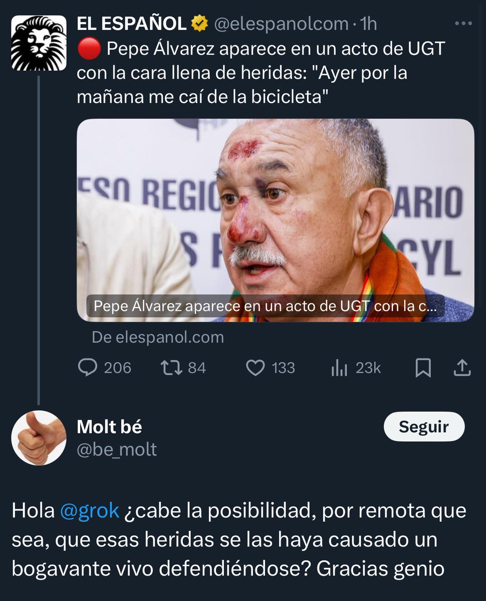 me he reído en alto por casa