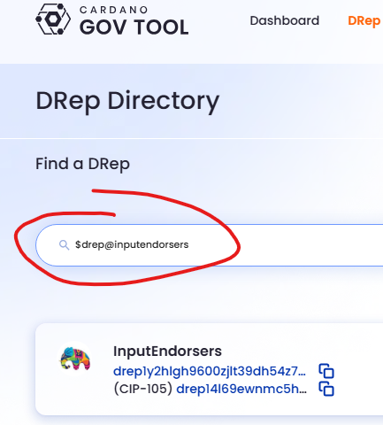 Just followed <a href="/ItsDave_ADA/">Dave</a> mini-tutorial, also watched the <a href="/adahandle/">$handle</a> YouTube tutorials 

1. first upgraded my old $inputendorsers handle from old CIP-25 to to new CIP-68 standard 
2 then created $drep@inputendorsers subhandle
3 then finally to linked the subhandle to my DRep ID