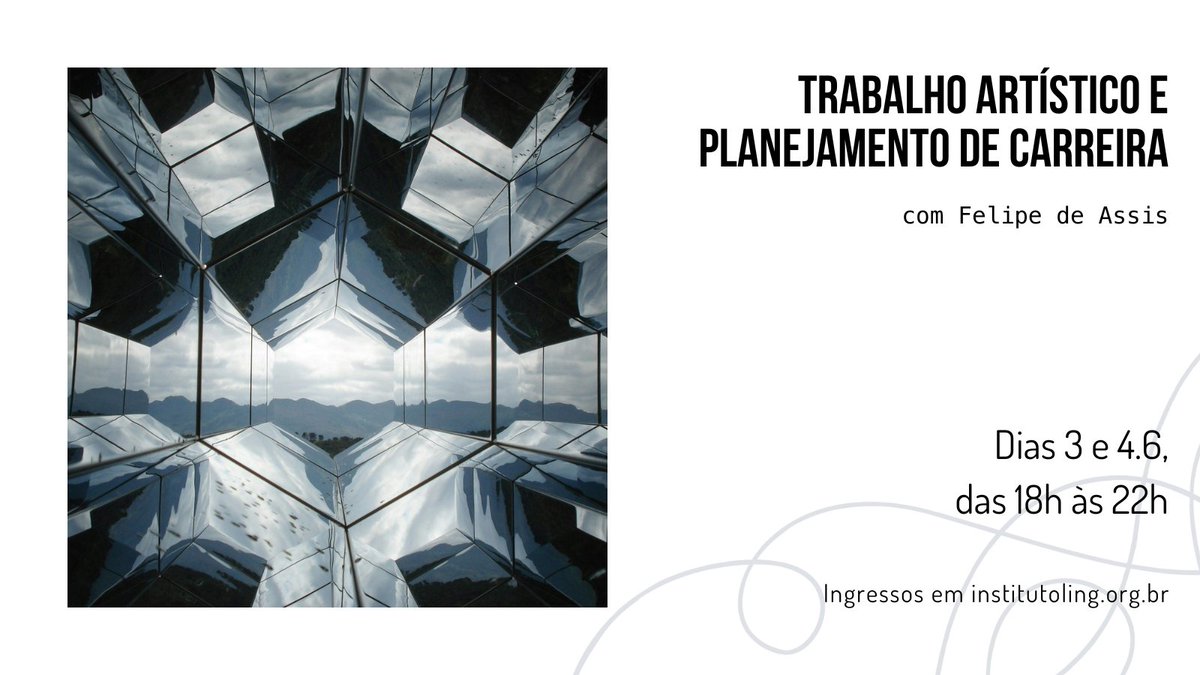 Quer entender como fazer o seu trabalho atravessar fronteiras? Nesta oficina, ministrada pelo artista e gestor cultural Felipe de Assis, você vai aprender estratégias para articular e inserir seu projeto no mercado nacional e no exterior.  

🎟️: bit.ly/PlanejamentoDe…