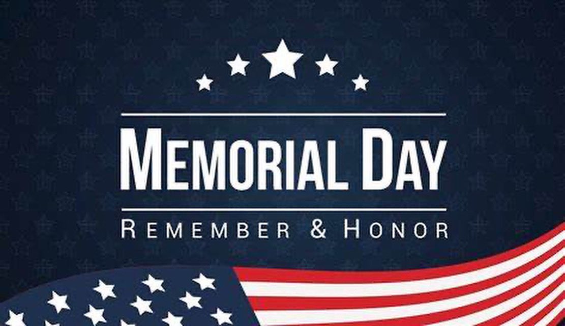 Today we honor the heroes who gave their lives so we could live in freedom.
Your sacrifice will never be forgotten. We thank you. We honor you. We appreciate you.