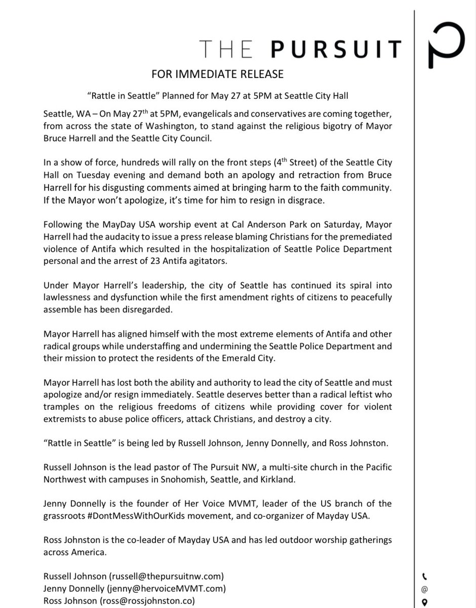 FOR IMMEDIATE RELEASE: