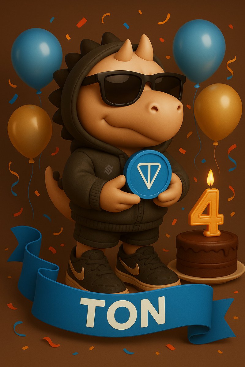 🎉 Happy Birthday, The Open Network!

From lightning-fast transactions to a thriving Web3 ecosystem — you've come so far, and this is just the beginning. 🚀

Here’s to bolder ideas &amp; a future powered by #TON 🥂