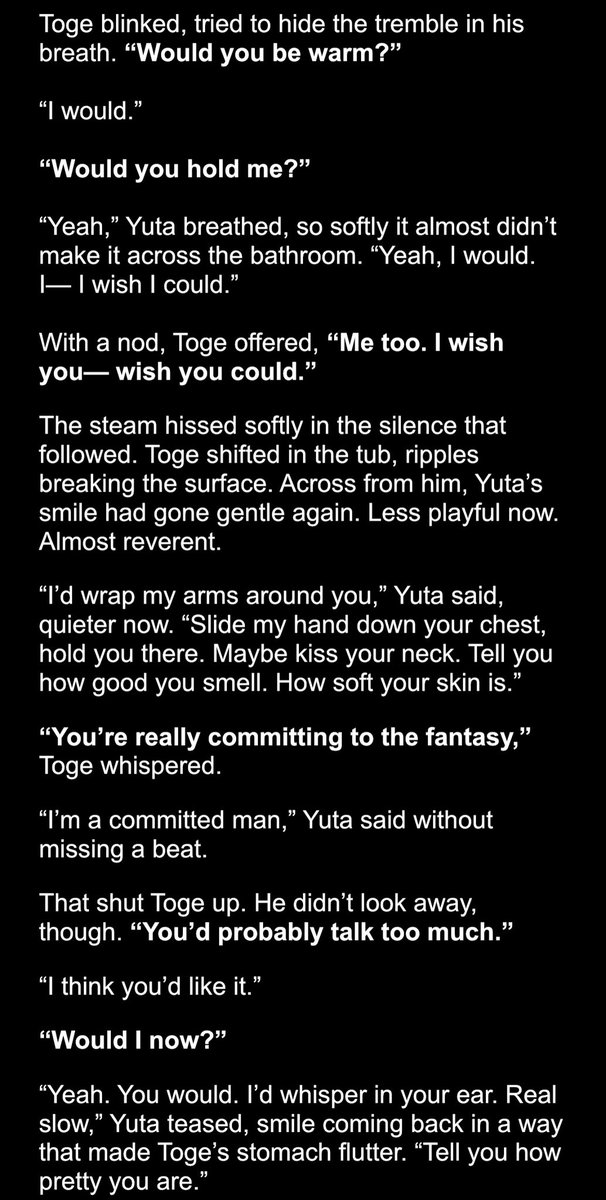 Proof Ghost!Yuta has game. Sharing a small preview of tomorrow’s chapter because I love their flirting…

The Shape of You #inuokko