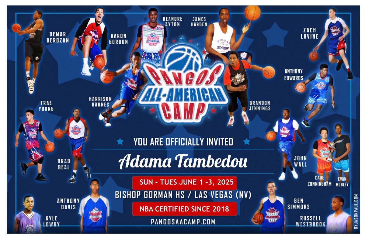 Rhode Island Elite (@rielite_) on Twitter photo Congrats to RI Elite & <a href="/PSAhoops/">Putnam Science MBB</a> 6’7 2026 Adama Tambedou <a href="/tambedou_34/">Adama Tambedou</a> on earning an invite to <a href="/PangosAACamp/">Pangos All-American Camp</a> ! One of the few events approved by the NBA in the summer! #RIEliteFam <a href="/NERRHoops/">New England Recruiting Report NERRHoops</a> <a href="/PRO16League/">PRO16/NXTPRO League</a> Congrats to RI Elite & <a href="/PSAhoops/">Putnam Science MBB</a> 6’7 2026 Adama Tambedou <a href="/tambedou_34/">Adama Tambedou</a> on earning an invite to <a href="/PangosAACamp/">Pangos All-American Camp</a> ! One of the few events approved by the NBA in the summer! #RIEliteFam <a href="/NERRHoops/">New England Recruiting Report NERRHoops</a> <a href="/PRO16League/">PRO16/NXTPRO League</a>