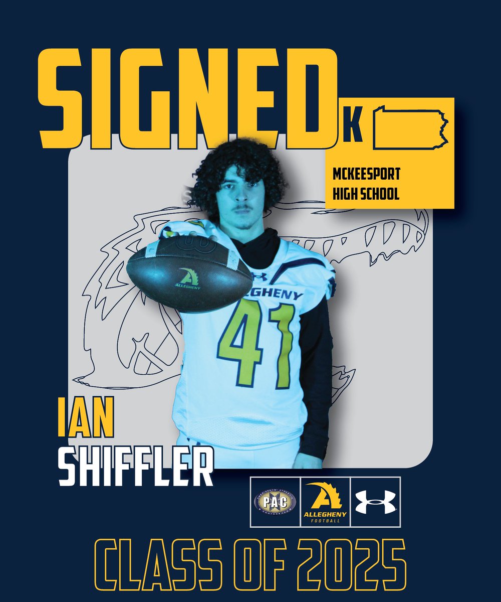 Allegheny Football (@alleghenyfb) on Twitter photo Ian Shiffler ( <a href="/IanShiffler/">Ian Shiffler</a> )
Kicker
McKeesport High School | Pennsylvania
#GoGators π Ian Shiffler ( <a href="/IanShiffler/">Ian Shiffler</a> )
Kicker
McKeesport High School | Pennsylvania
#GoGators π
