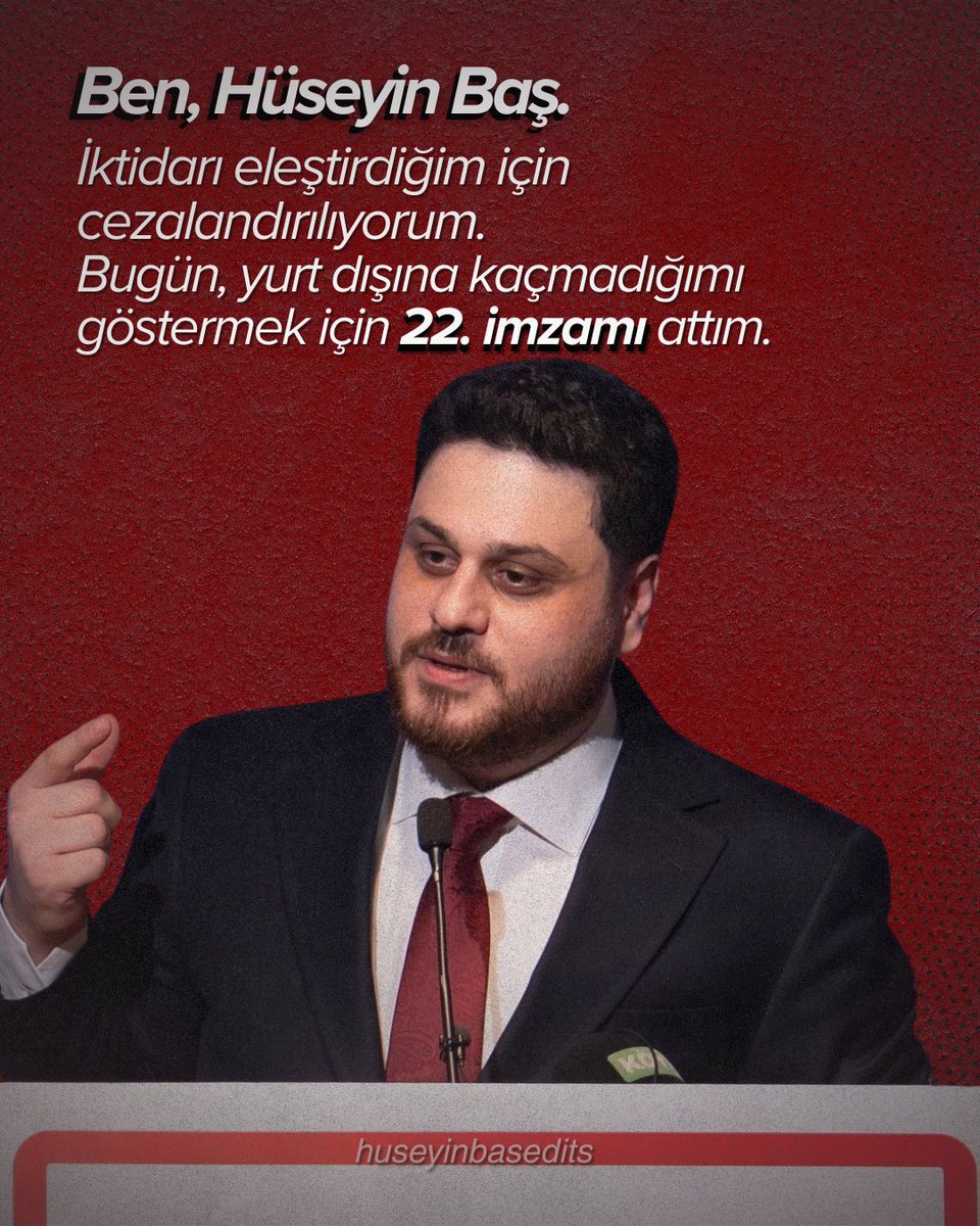 Hüseyin Baş’a yapılan siyasi ambargo kaldırılsın.!