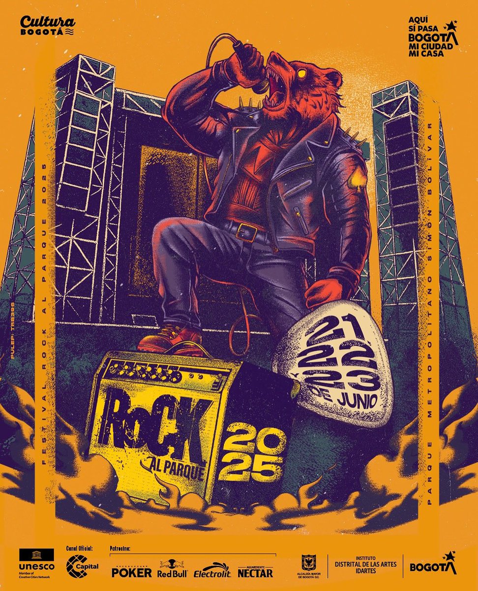 Rockaxis_CO's tweet photo. ¡Atención, amantes del rock tenemos póster oficial!
Este miércoles 28 de mayo se revelará oficialmente el cartel de Rock al Parque 2025, y en #Rockaxis ya estamos contando las horas.
¿A quién les gustaría ver en el Simón Bolívar este año?
#rockalparque #idartes https://t.co/Z9cncEUNYV