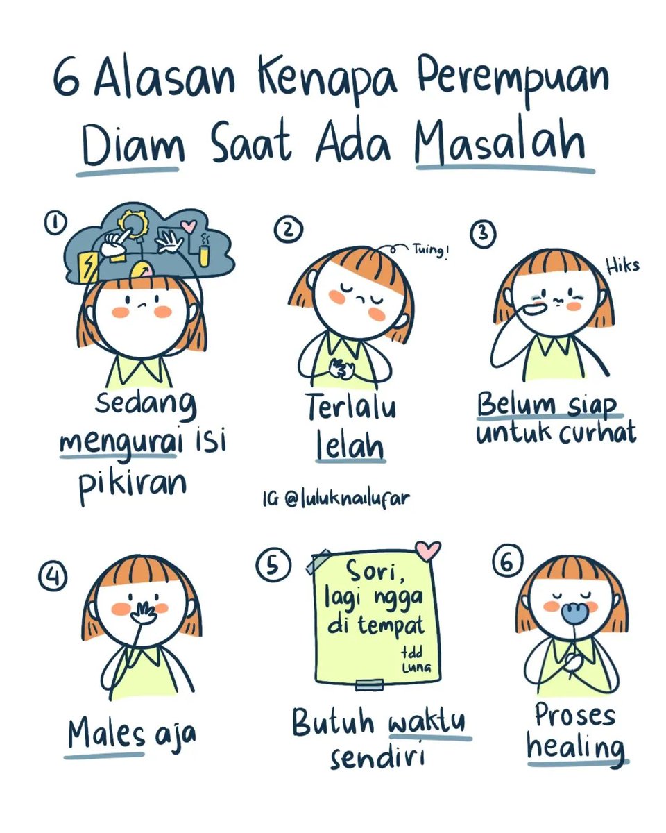 cewe diam tuh bukan berarti marah ya, tetapi :