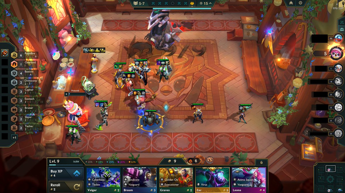 Protroid's tweet image. I have never screamed so much in a single game of @TFT
No one ever expects the Cypher into Trait Tracker into 6 Rapidfire Renekton pivot. Oldest trick in the book. Throw it in the S Tier Block.