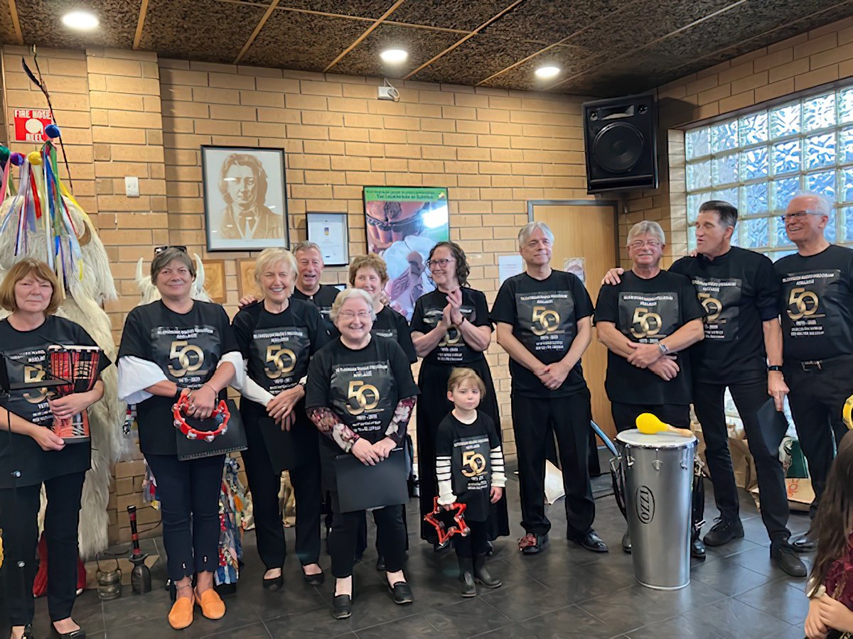 well done to the Slovenian Adelaide singing group on their first public performance which took place at the 50th anniversary celebration of the Slovenian radio program in Adelaide. Everyone is encouraged to come and join the singing group.