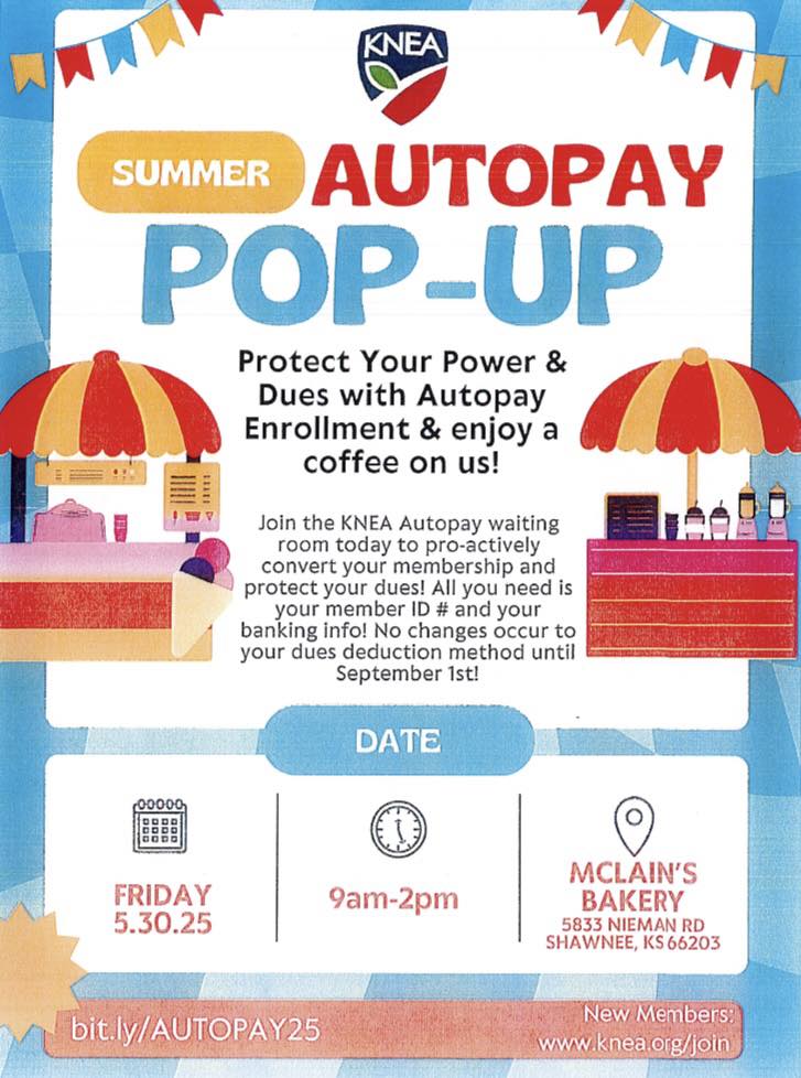 neakckansas's tweet photo. What is autopay? Join us for an informational meeting on May 30! https://t.co/KgljGkUFSr
