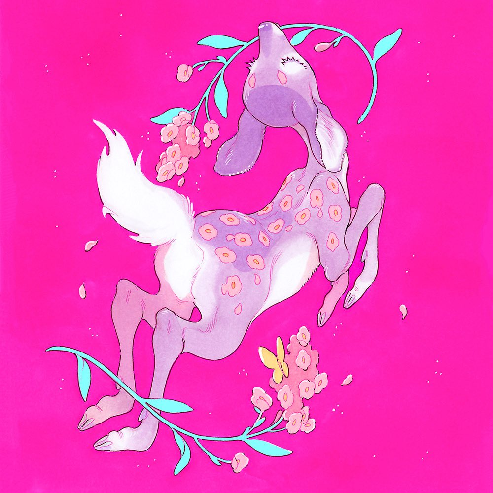 🦌🌸