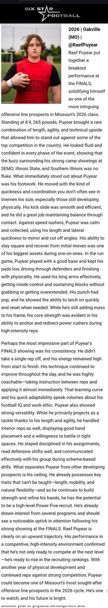 Raef Puyear (@raefpuyear) on Twitter photo Thanks, for the write up <a href="/sixstarfootball/">Six Star Football | PLUS+</a>
<a href="/TigersOakville/">Oakville Tigers Football</a>
<a href="/thelasky57/">Joe Lasky CSCS</a> <a href="/GSV_STL/">Gateway Sports Venue</a> Thanks, for the write up <a href="/sixstarfootball/">Six Star Football | PLUS+</a>
<a href="/TigersOakville/">Oakville Tigers Football</a>
<a href="/thelasky57/">Joe Lasky CSCS</a> <a href="/GSV_STL/">Gateway Sports Venue</a>