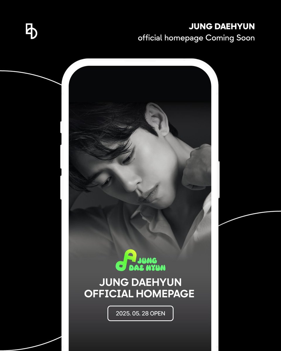 JUNG DAEHYUN Official Homepage, Coming Soon!✨

⏰2025.5.28 (WED) 2:00 PM (KST)

<a href="/official_JDH93/">JUNGDAEHYUN</a> <a href="/maenter1234/">M.A ENTERTAINMENT</a>  #JUNGDAEHYUN <a href="/bstage_/">b.stage | 비스테이지</a>  #비스테이지 #bstage