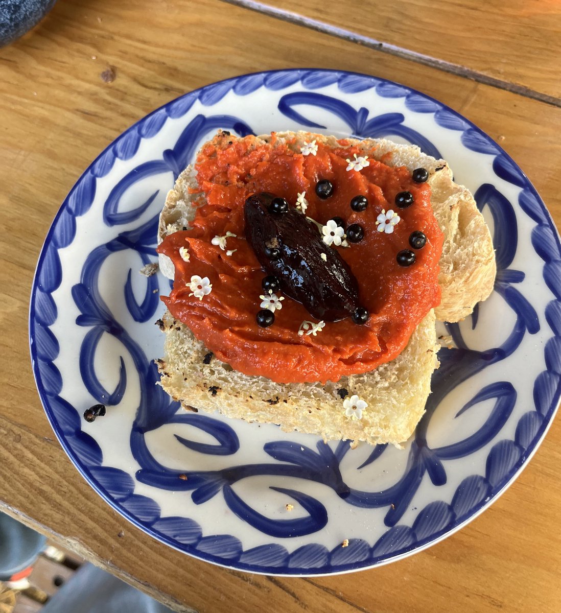 bobaIvr's tweet photo. had the prettiest toast today https://t.co/AKp2Evf2kn