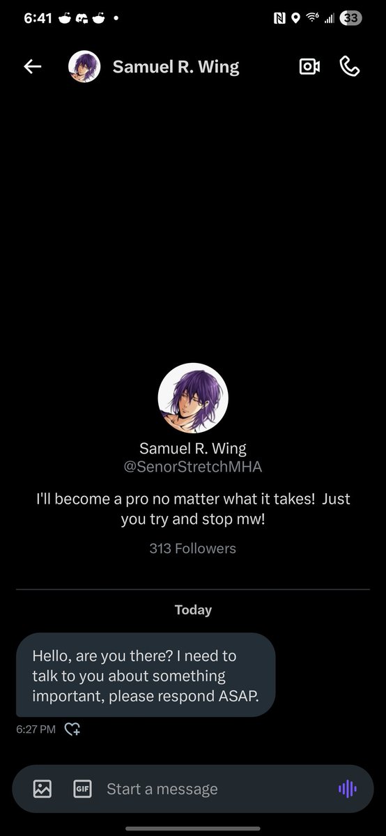 DigitallyDitzy's tweet photo. //to ANYONE here following my alt, @SenorStretchMHA, I'M NOT THE ONE SENDING THIS PARTICULAR MESSAGE.  My account has been compromised! https://t.co/y2nHvrbDK3