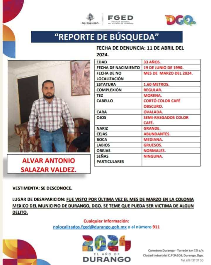 Me regalas un minuto de tu tiempo 
Apoyame a compartir urge localizarlo 
Máxima Difusión 

#PersonaNoLocalizada #FGJCDMX #CNDH #ONU  #alejandroencinas 
 #AlamedaEdoMex #FGEMich   #FGEDENUNCIA #FGEBC #USBP