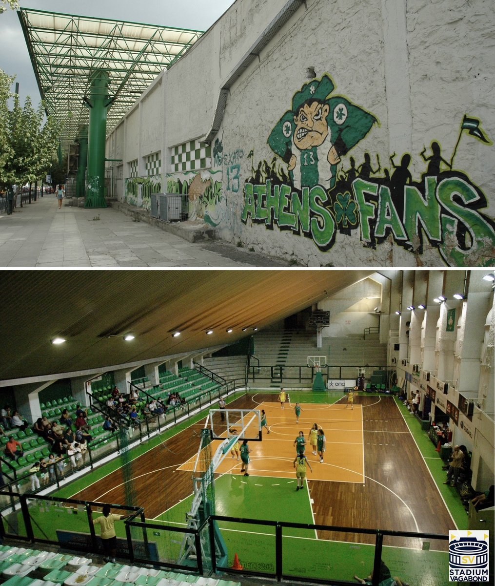 StadiumVagabond's tweet photo. Pavlos & Thanasis Giannakopoulos Indoor Hall (aka the “Indian’s Tomb”), Athens, Greece 2006 - The arena is under the stands at Panathinaikos’ Leoforos Stadium
#panathinaikos #paobc #leoforos #groundhopping #athens
#euroleague #fiba #panathinaikosbc #basketball #tafos https://t.co/zGJozWQkFD