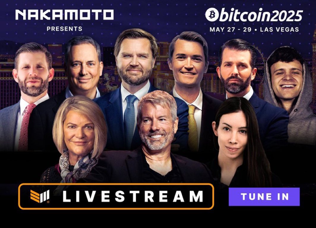 coinspace_'s tweet photo. 𝙉𝙀𝙒⚡️
世界最大の #Bitcoin カンファレンス「bitcoin 2025」、本日開始へ

メンバーが豪華すぎる… https://t.co/HE9iw7SKgp