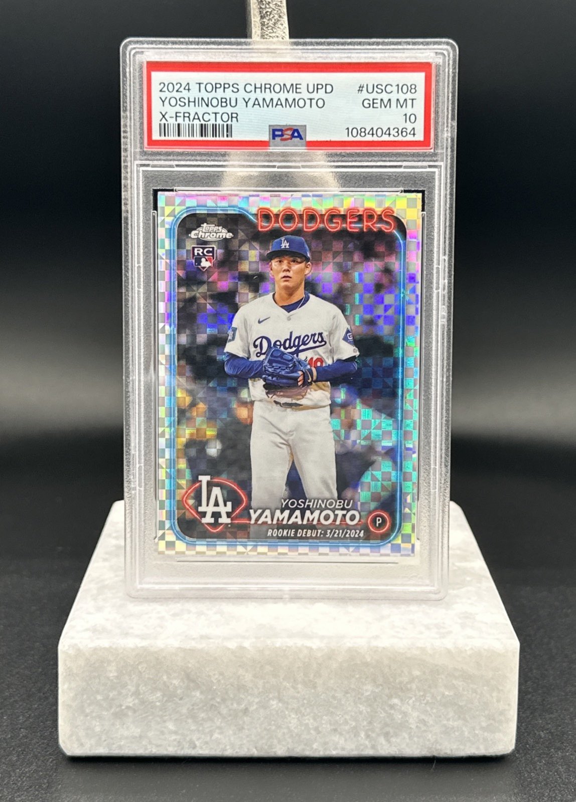 2021 TOPPS CHROME NPB NOZOMU TAKATERA BLUE REFRACTOR /150 RC