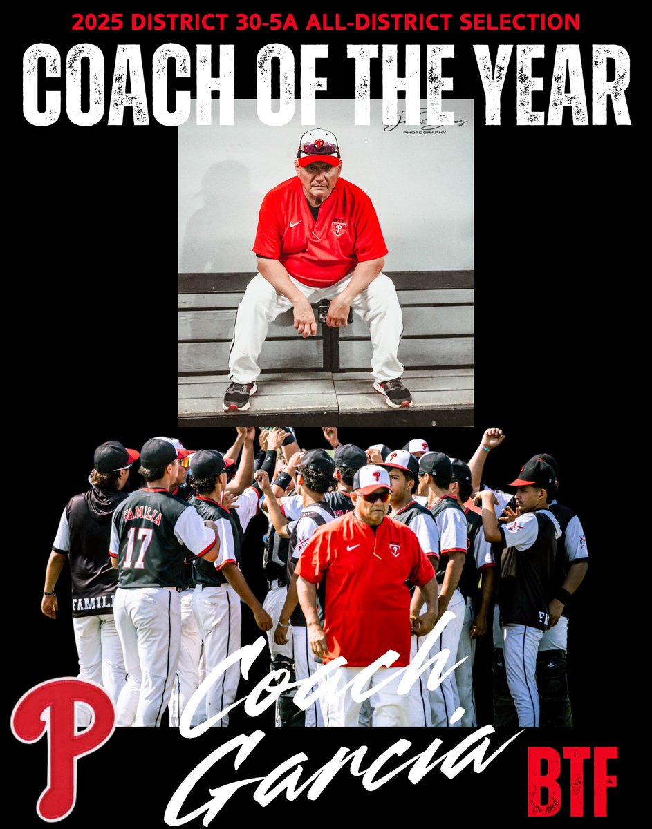 2025 All-District Selections, congratulations to our Skipper Coach Manuel Ricky Garcia for being named Coach of the Year. This year Coach Garcia conquered 300 Career Wins and an undefeated season to make it 4 straight District Championships. 

#BTF #Familia