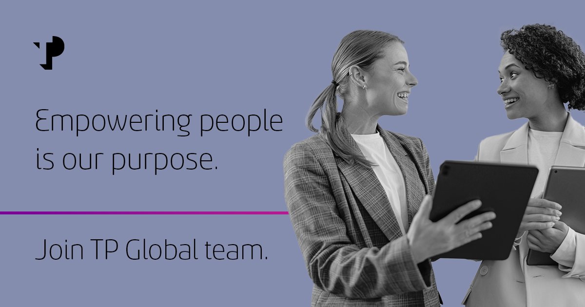 wearetpgroup's tweet photo. We invest in your potential. Join our global team. https://t.co/tvJnrxDBDh  

#Proud2beTP https://t.co/oxiRVKMcRA