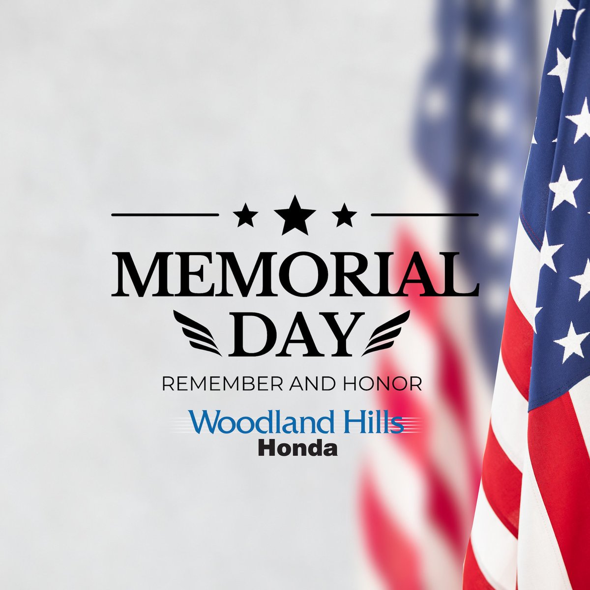Reflecting on the bravery and sacrifice of our military heroes this Memorial Day. 💙

#whhonda #memorialday