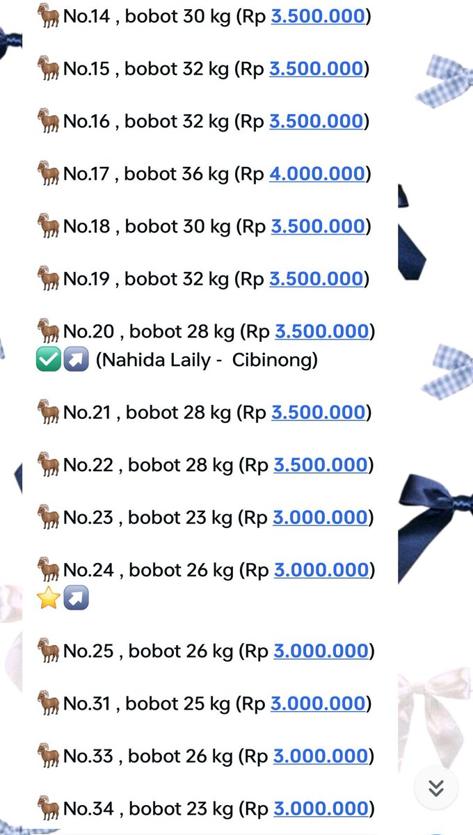 greenteaochaa's tweet photo. Halo semuanya izin promosiin yaa, hari raya idul adha sebentar lagi soo buat kalian uang belum nemu domba yang cocok untuk berkurban bisa diliat atau ditanya tanya dulu ke aku hehe.

Domba kita insyaallah dalam keadaan sehat semua dan pastinya sudah di cek kesehatan oleh dr hewan https://t.co/K5NMtAF4bZ