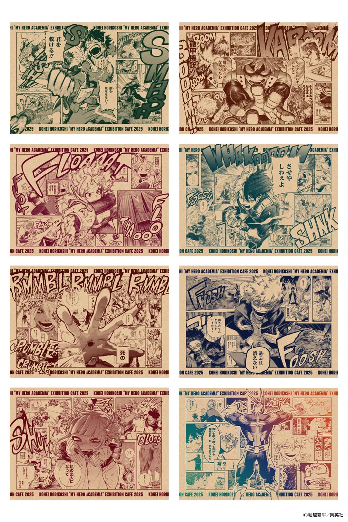 ヒロアカ　原画展　カフェ　フード注文特典　ランチョンマット　緑谷出久　爆豪勝己 Gr69pXMXkAA51O3?format=webp&