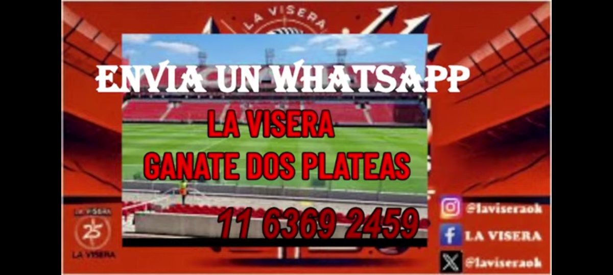 Gánate dos plateas #Independiente