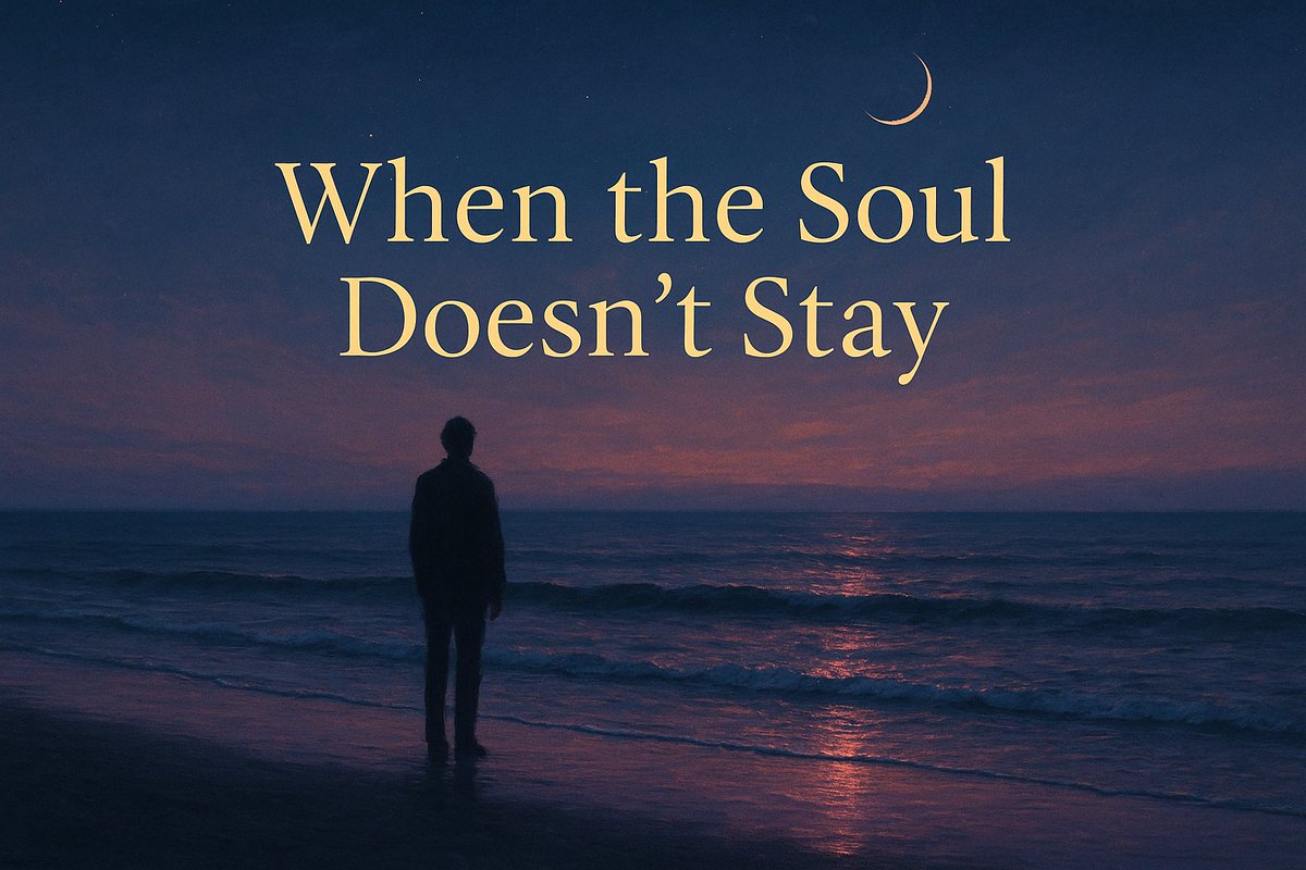 Some souls arrive like a whisper during the darkest season.

Not to save us. Not to stay.

But to remind us of something we once knew before the world hardened us.

They come in unexpected ways—a message, a glance, a connection that blooms too quickly to be logic. And when they