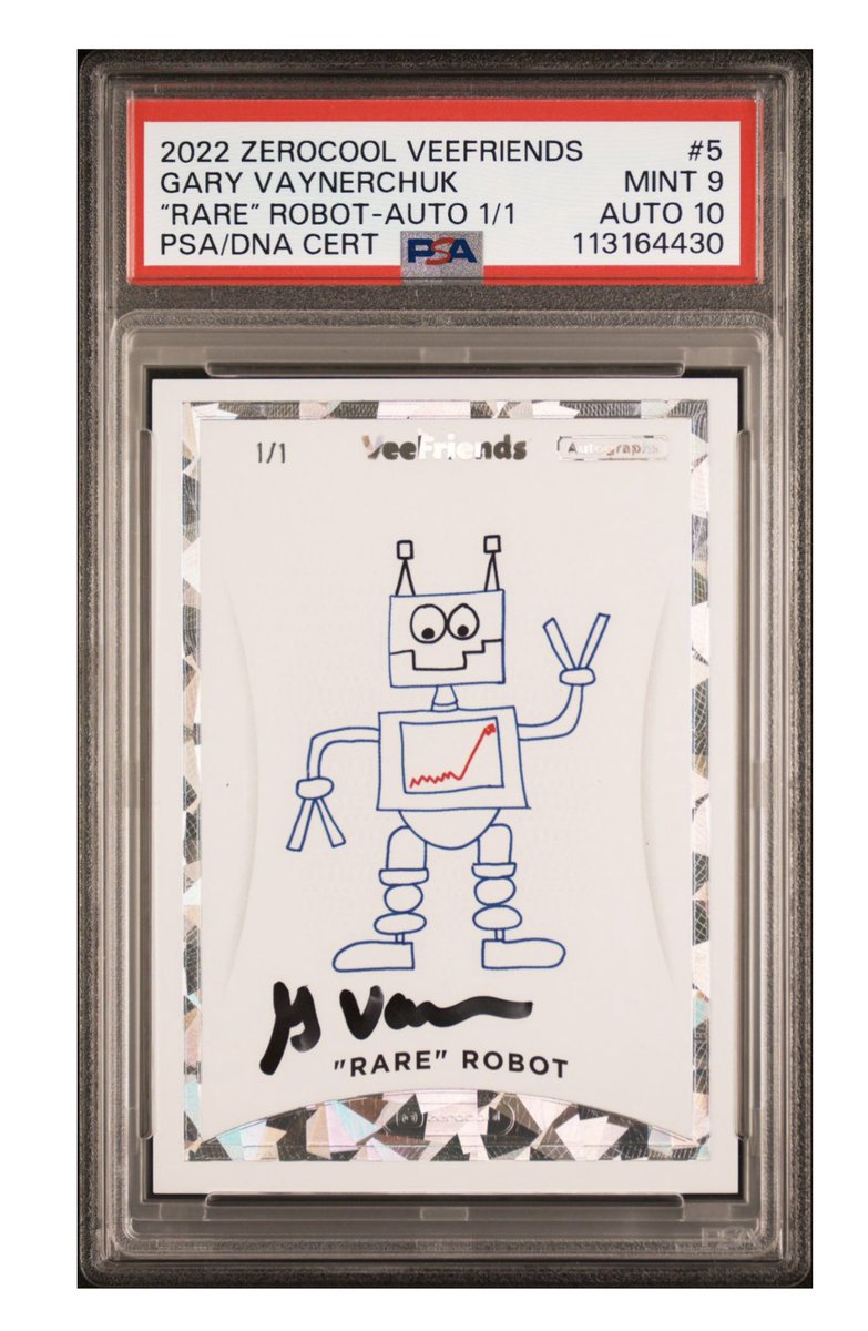 AtomicCoffeeBro's tweet image. Rare Robot Autograph
@garyvee
@VeeFriendsCards
instagram.com/stories/peter_…