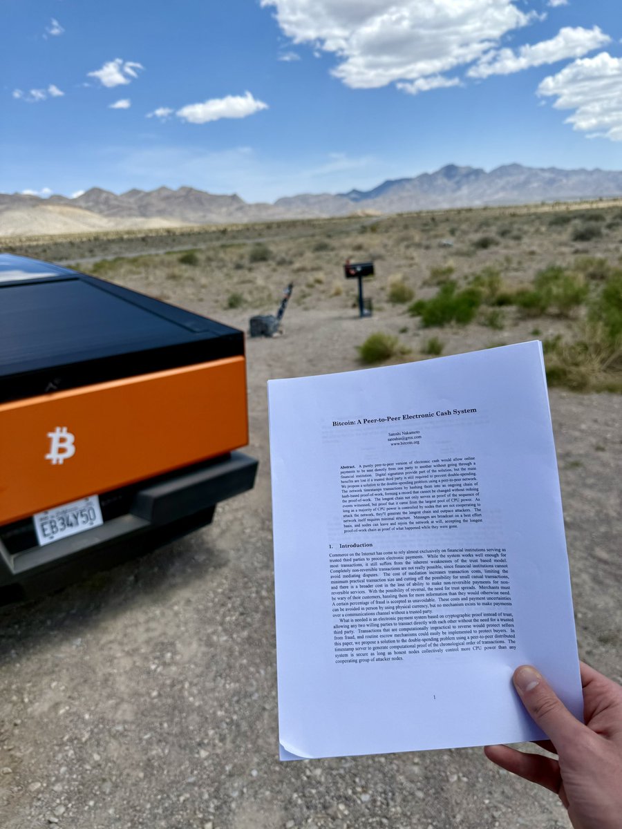 We brought the Bitcoin white paper to Area 51 ⚠️

Full video drops tonight