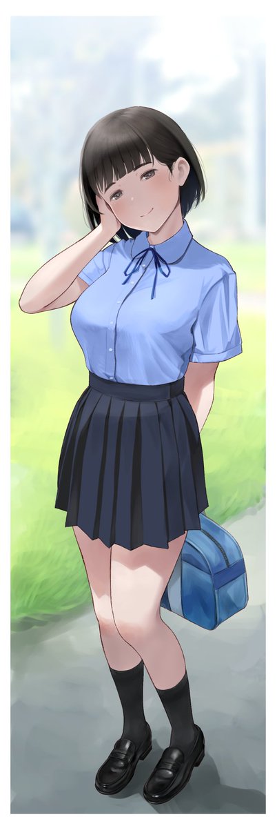 先日描いた競泳水着女子の日常その① https://t.co/uQdCckKiLH