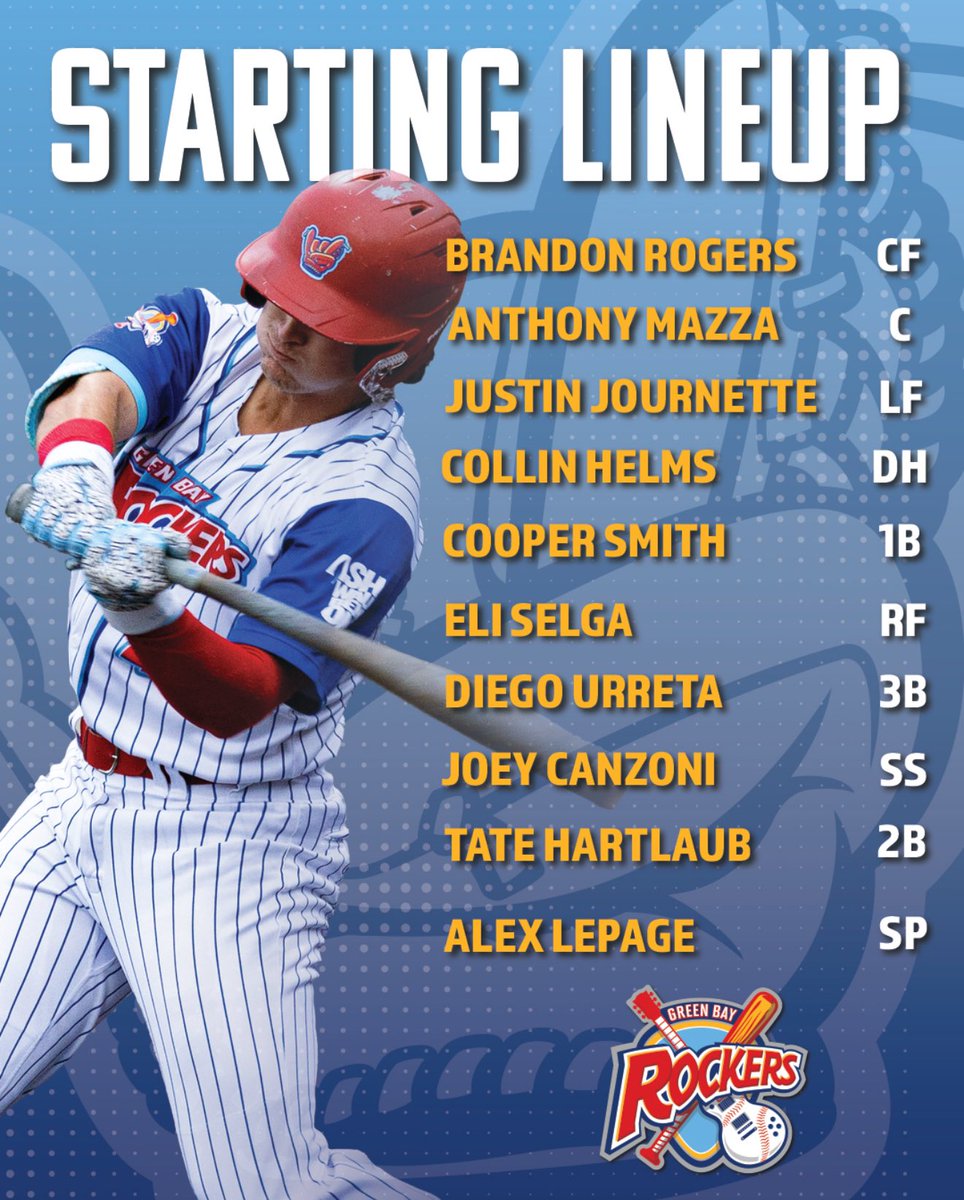Our guys tonight in Wisconsin Rapids.

First pitch at 6:35pm on Northwoods League+!

#GetReadyForTheShow