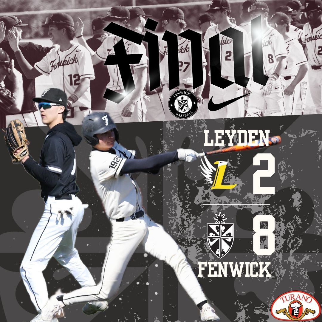 In our final home game this season at the Priory, our Friars ended the regular season on a high note, defeating Leyden 8-2! 

McConnell: 2-3, HR, 2 RBI, 2 R
Jarnecke: 2-3, 3B, 2 RBI, R
Oblado: 2-4, 2 2B, RBI, R
Tunison: 1-3, 2B, 2 RBI
Morgan: 1-1, 3B

#FenwickBaseball #Family