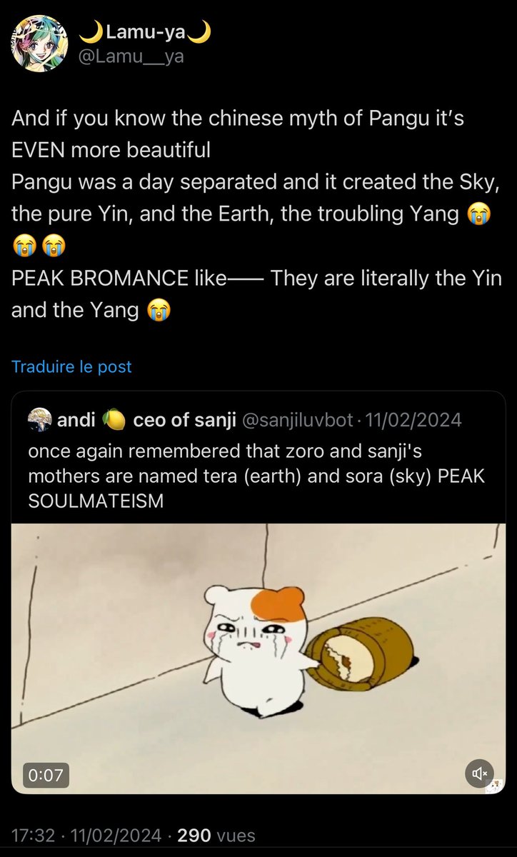 Lamu__ya's tweet photo. I will #nevermoveon 😫 HOW do some people think Zoro and Sanji genuinely hate each other 🕳️🕳️🕳️🕳️🕳️ ??? https://t.co/YoRW8YJlv7