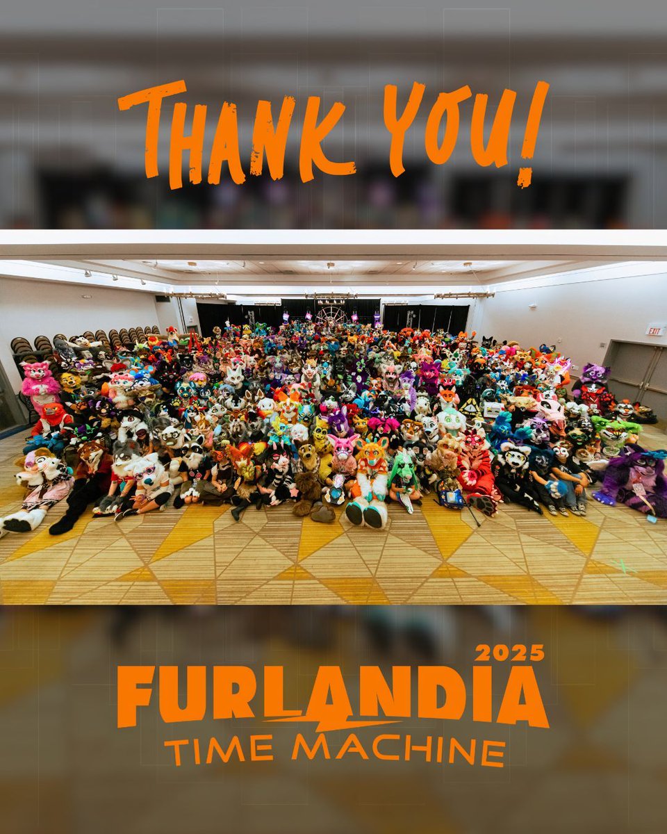 Thank you, everyone!! #Furlandia2025 was a HUGE success!!

Be sure to get some rest, recover, and stay hydrated. 

You are all amazing. Thank you!! 🫶