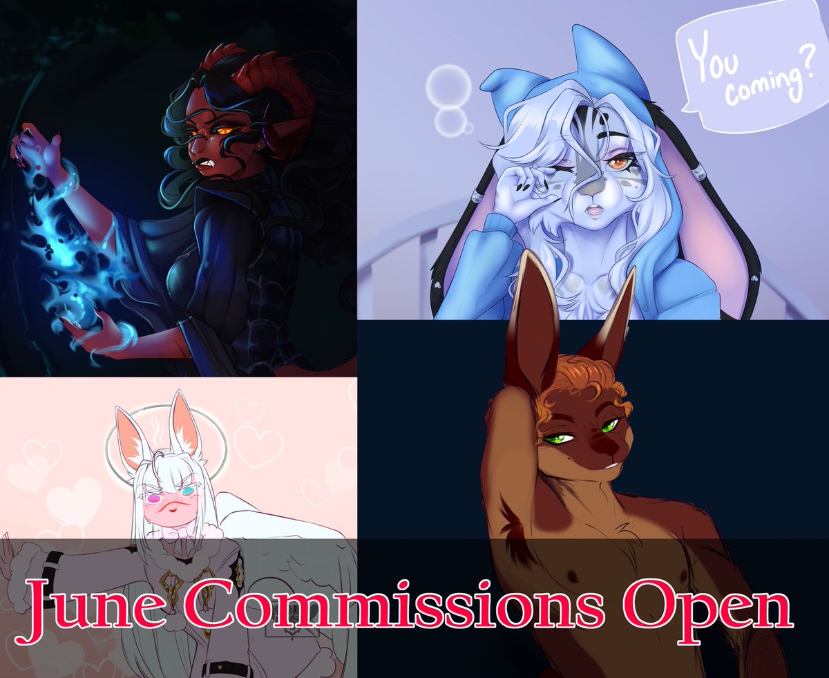 JUNE COMMISSIONS OPEN
5 Slots Available!!
softvam-pire.carrd.co
#Furry #furryart #furrycommissions #commissionsopen