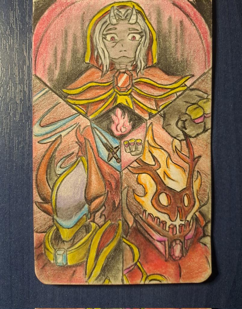 She was truly a hard boss, and I enjoyed each 959 attempts 😄😀
Now I defeated her for the first time in my life in Master - Death Mode, I can post it .

#Terraria #CalamityArt #CalamityMod #Calamitas