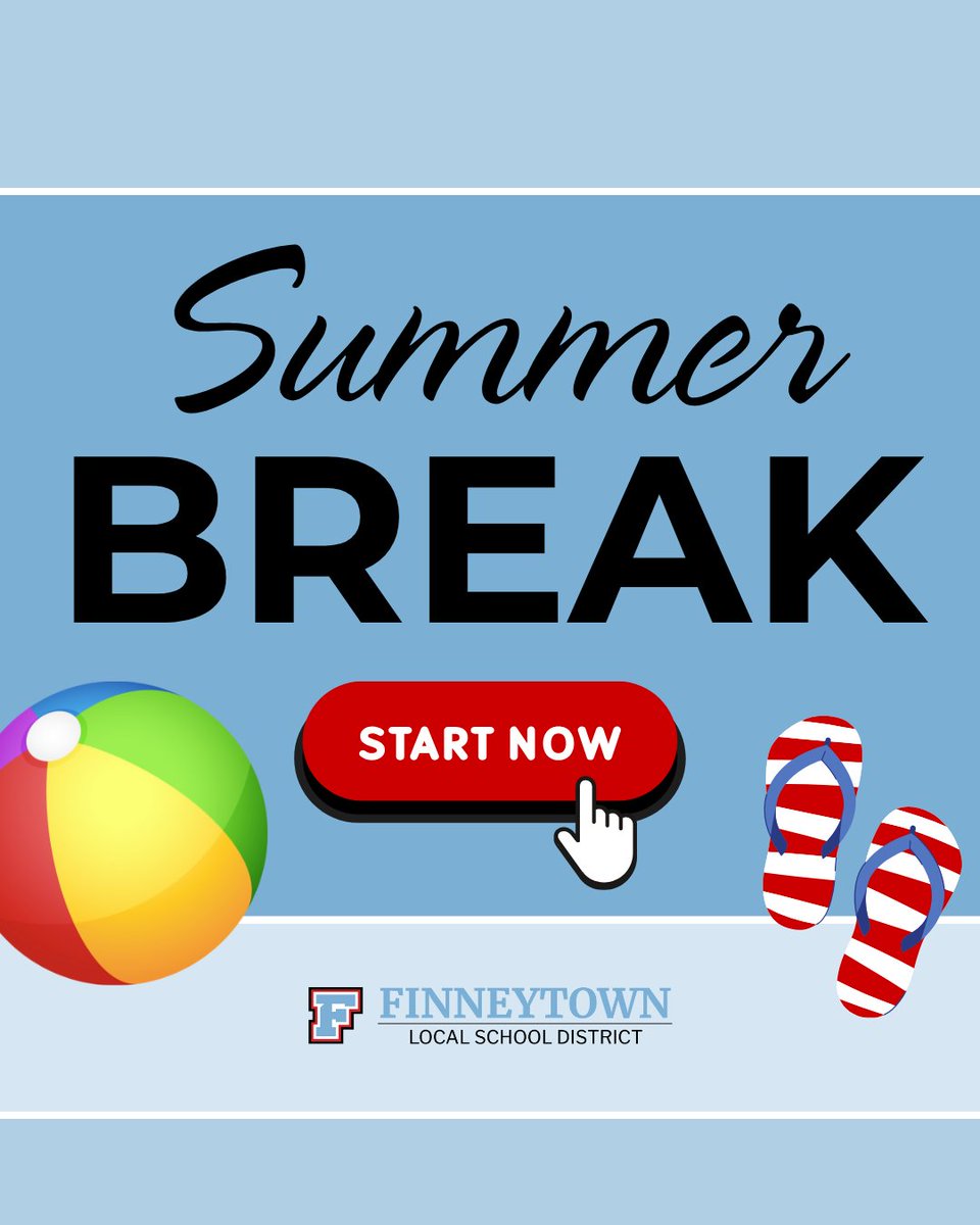 ☀️ 🎉 Summer Break is HERE, Wildcats! Thank you for an amazing year filled with learning, laughter, and unforgettable memories. We can't wait to see what next year brings! Until then... happy summer! 😎 #wearefinneytown