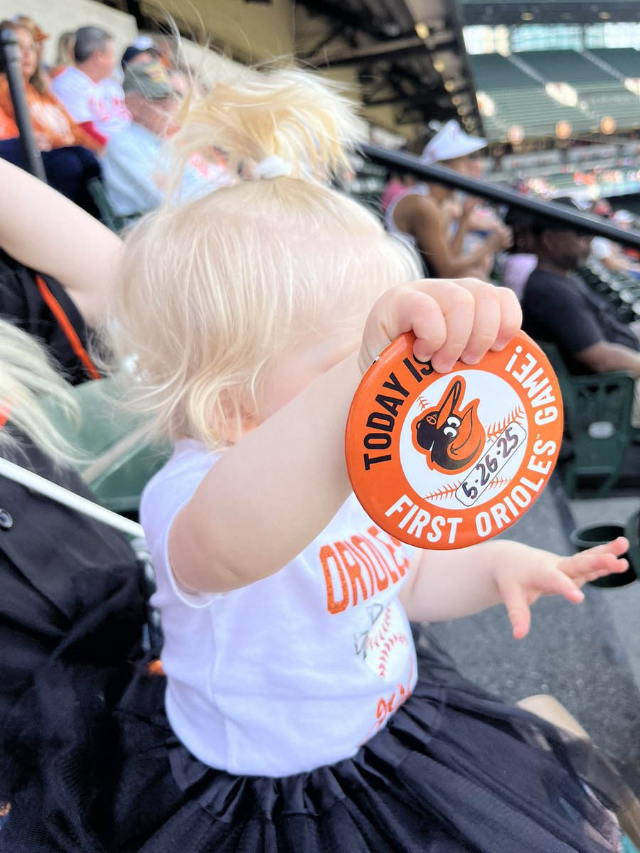 rtrowski's tweet image. not saying Elise is the @Orioles new good luck charm but im not not saying it