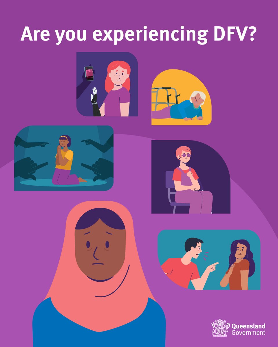 QldPolice's tweet photo. If you sometimes, often or always feel scared, unsafe, trapped or controlled in your relationship โ you might be experiencing domestic and family violence.
Remember - support is always available.
#DFVPM2025 #endDFV https://t.co/t8MIea7Srk