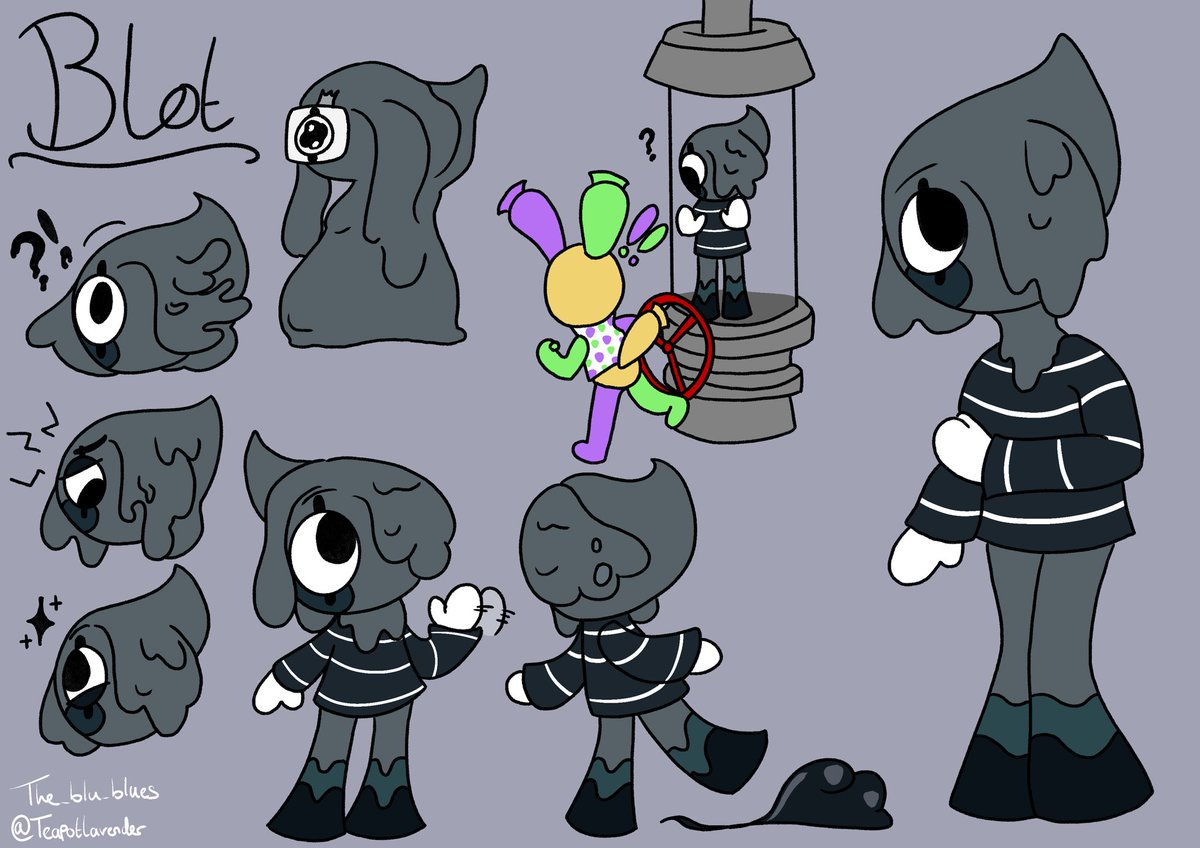 TeapotLavender's tweet photo. A mixture of blot doodles from before and after their release, I think they’re so cute!
#Dandysworldblot #Dandysworld https://t.co/eh5B6uZpgk