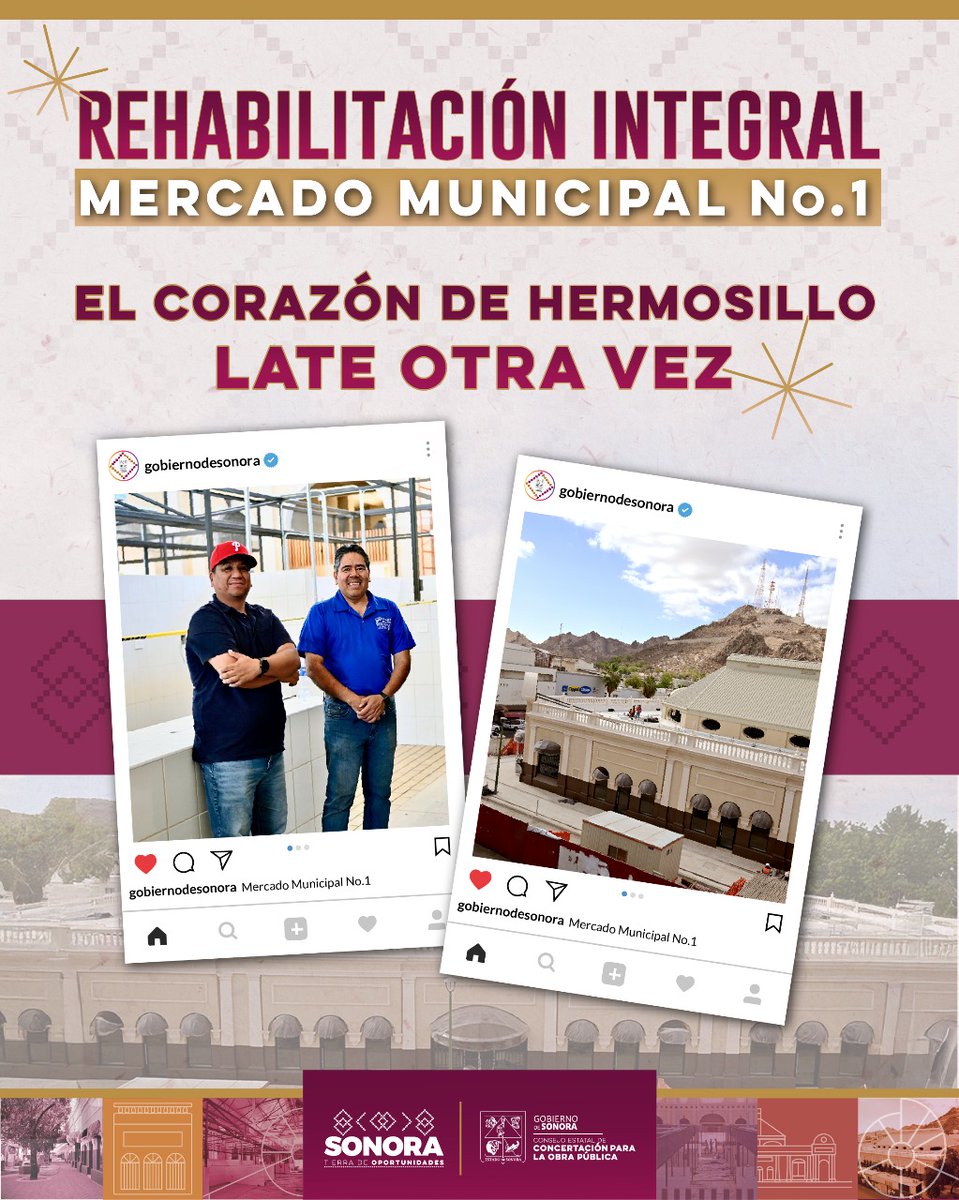 A este mercado no se le había dado una sola mejora integral en más de un siglo. Hasta que llegó este gobierno.
Gracias al compromiso del gobernador AlfonsoDurazo, hoy está de pie y más fuerte que nunca.
#RescatamosElMercado